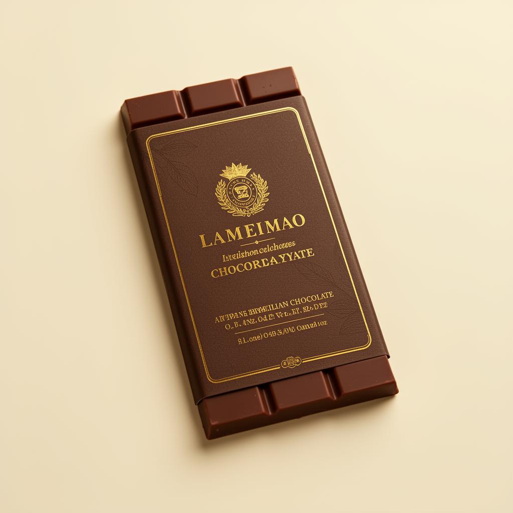 Mockup de chocolate personalizado Cacao del Brasil
